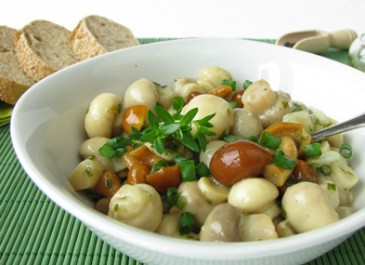 Mushroom and Mustard Seed Salad