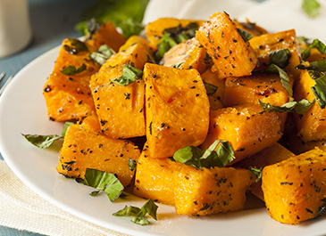 Roasted Butternut Squash with Thyme Honey