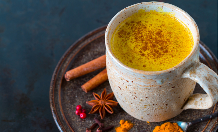 Golden Milk Chai with Turmeric and Ginger