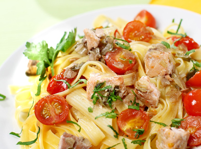 Antonio’s Salmon and Fennel Pasta