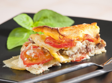 Carb Wise Roasted Vegetable & Turkey Lasagna