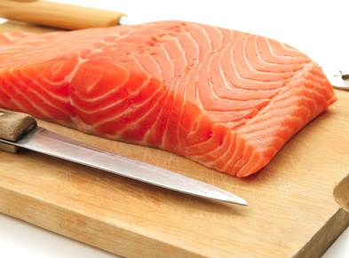 Sweet Onion Barbecue Salmon With Sweet Cilantro Sauce