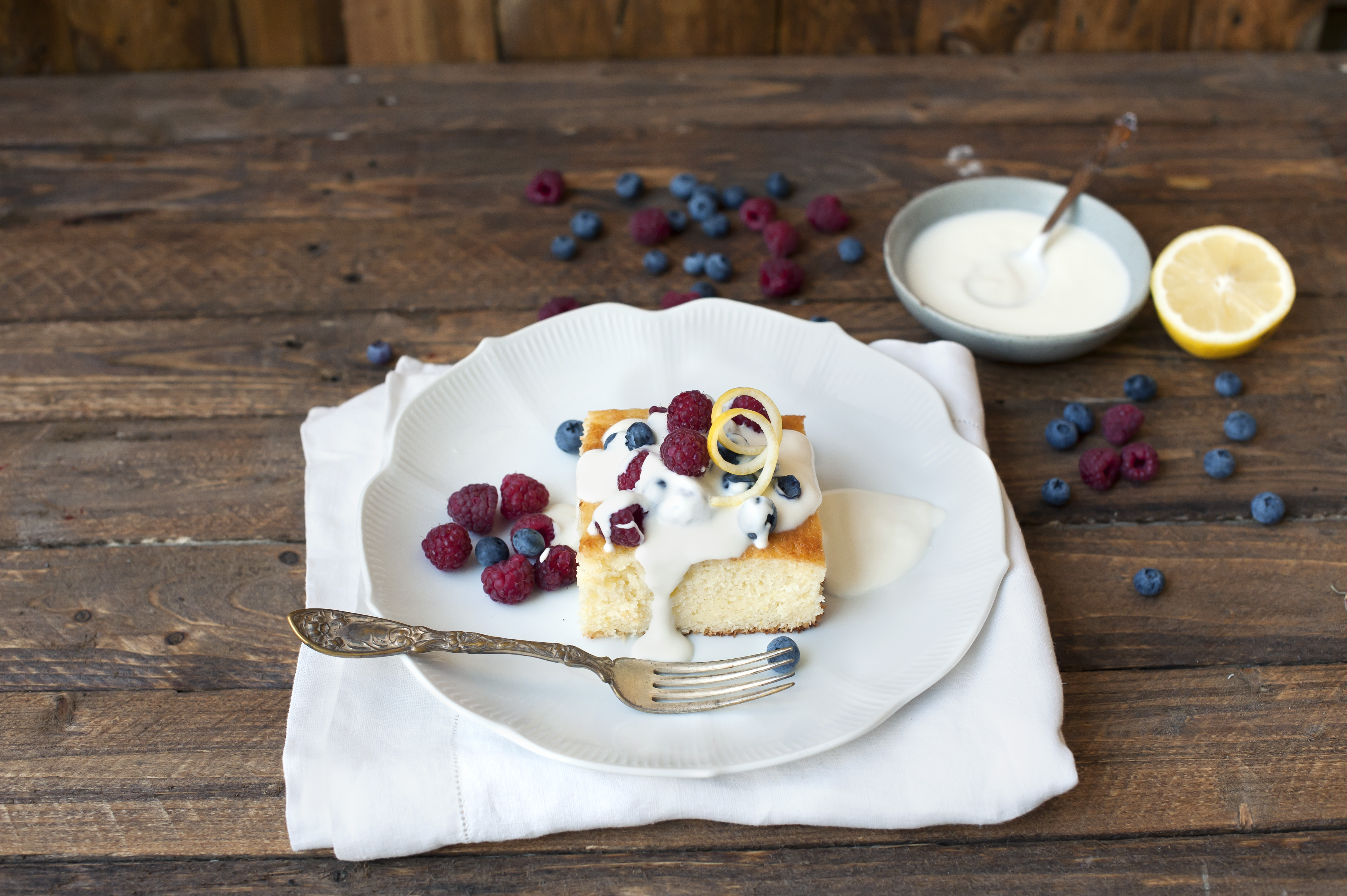 Double Lemon Yogurt Snacking Cake
