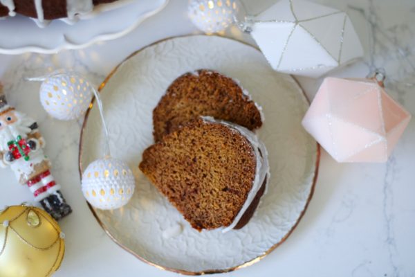 Cake Mama’s Pumpkin Bundt Cake with Spiced Holiday Nog Glaze